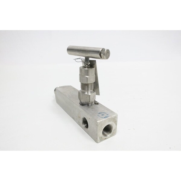 Gauge 12In X 34In Manual Npt Stainless 1500Psi Needle Valve